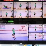オンラインでトレーニングメニューを選べる（代表撮影）