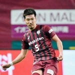 ヴィッセル神戸時代の岩波拓也選手＝２０１７年１０月、神戸市兵庫区のノエビアスタジアム神戸