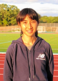「もっと速くなりたい」と語る陸上女子中長距離の田中希実＝小野希望の丘陸上競技場