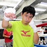 ６年ぶりの復帰戦を目指す大場浩平＝神戸市垂水区、サンライズジム