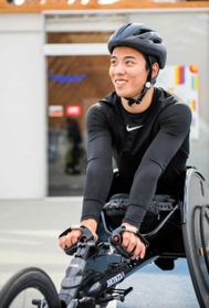 新日本住設の社員アスリートとして世界を視野に活動する岸沢宏樹（同社提供）