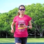 ノーリツを退社、岩谷産業に移籍した陸上の中野円花。新天地での活躍を誓う＝明石市、明石公園陸上競技場きしろスタジアム