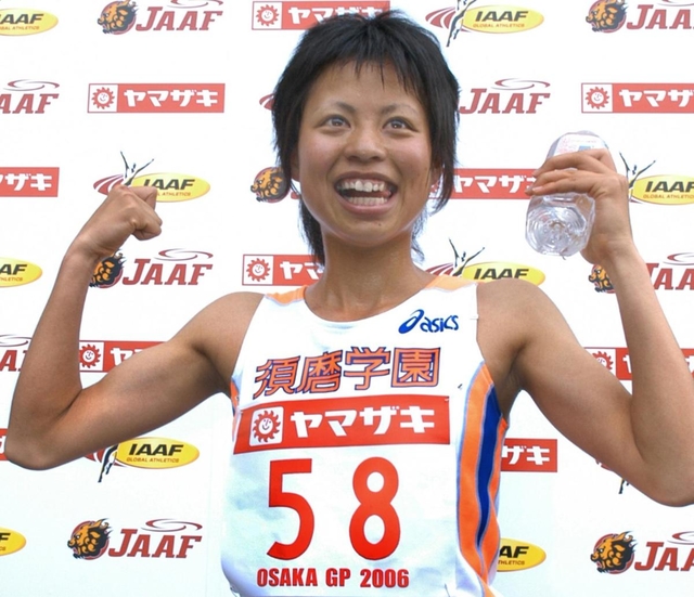 須磨学園高時代に女子１５００メートルで日本記録をつくった小林祐梨子さん。同じ小野市の後輩に記録ホルダーの座を譲った（２００６年撮影）