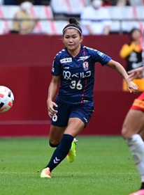 ＩＮＡＣ神戸-浦和　４年ぶりにＩＮＡＣ神戸に復帰した川澄奈穂美＝ノエビアスタジアム神戸（撮影・秋山亮太）