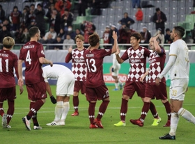 神戸は１次リーグ初戦で大勝したが、対戦相手のジョホール・ダルル・タクジムが大会を棄権したため、勝ち点３が消失した＝２月１２日、ノエビアスタジアム神戸