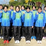 全日本実業団対抗女子駅伝での活躍を誓うシスメックスの選手たち＝三田市内