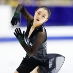 女子で優勝した坂本花織のフリー（代表撮影）