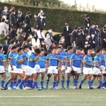 京産大に敗れ、肩を落とす関学大フィフティーン＝京都市宝が池球技場（撮影・吉田敦史）