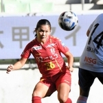 ４年ぶりにＩＮＡＣ神戸に復帰し、リーグ戦９試合に出場したＭＦ川澄奈穂美＝１１月２１日、ノエビアスタジアム神戸
