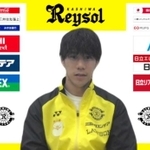 オンラインで神戸新聞のインタビューに応じる柏の江坂任