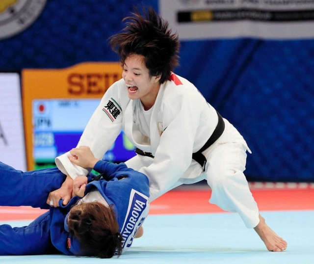 東京五輪柔道女子５２キロ級代表の阿部詩（資料写真）