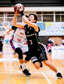 西宮－熊本　第４クオーターに１０得点と気を吐いた西宮の松崎