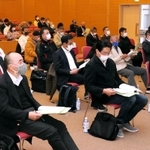 選手強化について情報を共有する「チーム兵庫プロジェクト１会議」＝兵庫県看護協会会館