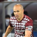 １日の広島戦で右脚のけがによる長期離脱から復帰した神戸のイニエスタ＝ノエビアスタジアム神戸