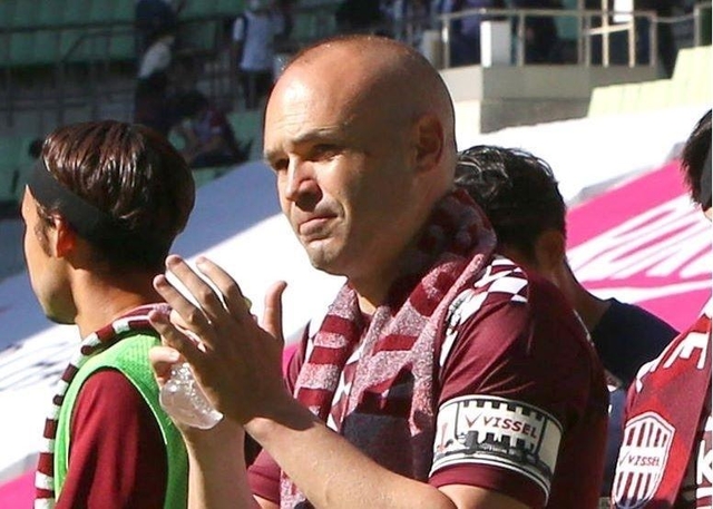 大坂なおみにＳＮＳ上でエールを送ったヴィッセル神戸のイニエスタ