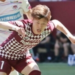 Ｕ-２４日本代表との対決を前に、日本代表での飛躍を誓う古橋亨梧（ヴィッセル神戸）