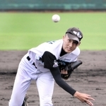 ＮＯＭＯベースボールクラブ-県警桃太郎　９回３失点の力投を見せたＮＯＭＯベースボールクラブの北川