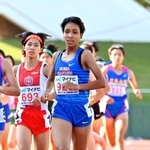 陸上女子１５００メートル決勝　積極的なレースで４位に入った須磨学園の道清愛紗