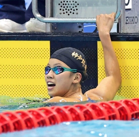 女子２００メートル個人メドレー　２分１４秒６５で優勝した神戸野田・沢野莉子