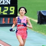陸上女子マラソンで活躍を誓う前田穂南＝１月31日、大阪市、長居公園周回コース