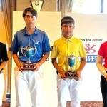 各部門を制した（左から）浅井美希、黒田裕稀、山田龍之介、岩永杏奈（主催者提供）