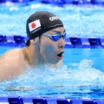 競泳男子２００メートル個人メドレー（運動機能障害ＳＭ９）予選　２分２６秒６５で全体の８位に入り、決勝進出を決めた山田拓朗＝東京アクアティクスセンター（撮影・吉田敦史）