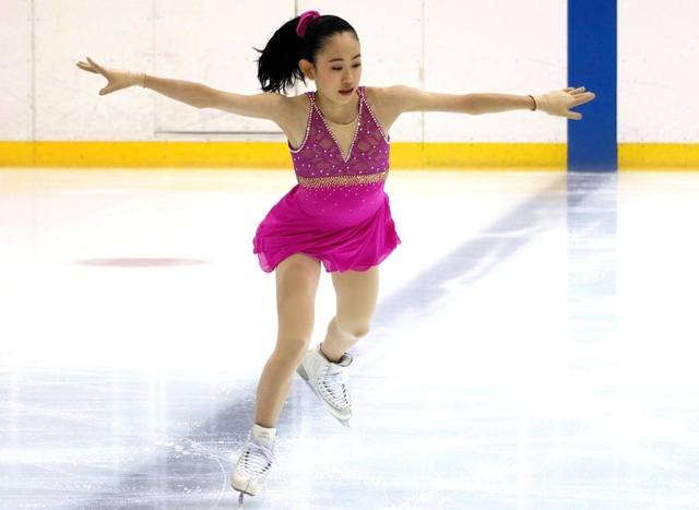 ジュニア選手権女子で１位に輝いた高橋萌音＝尼崎市、尼崎スポーツの森