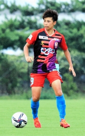 加入２年目でエースの自覚が増しているＩＮＡＣ神戸のＦＷ田中美南＝堺市立サッカー・ナショナルトレーニングセンター