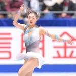 女子ＳＰで首位発進した坂本花織（撮影・堀内翔）