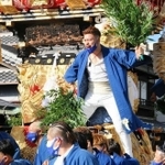 西垂水青年会の一員として祭りを盛り上げる安木優希也＝１０月、神戸市垂水区（ＳＵＮ-ＲＩＳＥジム提供）