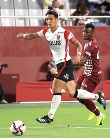 Ｊ１神戸への加入が確実となった浦和・槙野智章＝６月６日、ノエビアスタジアム神戸