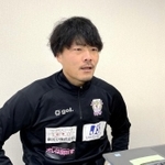 オンライン取材で現役生活を振り返るＪ３藤枝ＭＹＦＣのＦＷ森島康仁（クラブ提供）