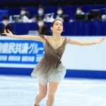 女子ＳＰ　感情のこもった演技をする三原舞依（撮影・吉田敦史）