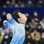 男子ＳＰ　会心の演技を見せた羽生結弦＝さいたまスーパーアリーナ（撮影・吉田敦史）