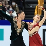 アイスダンス・フリー　息の合った演技をする村元哉中（右）、高橋大輔組＝さいたまスーパーアリーナ（撮影・吉田敦史）