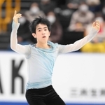 壺井のフリー演技（撮影・堀内翔）