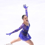 フィギュアスケートＮＨＫ杯　女子フリー　坂本花織の演技＝代々木第一体育館（撮影・堀内翔）