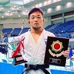 全日本学生体重別選手権で初優勝した福田大悟＝２０２１年１１月、千葉市の千葉ポートアリーナ（家族提供）