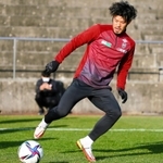 ５得点５アシストだった昨季以上の数字を目標に掲げる神戸のＭＦ山口＝和歌山県上富田スポーツセンターⓒＶＩＳＳＥＬ　ＫＯＢＥ