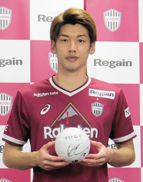 ヴィッセル神戸の大迫勇也＝神戸市兵庫区、ノエビアスタジアム神戸