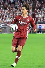 ＡＣＬプレーオフのメルボルン・ビクトリー戦で途中出場し、決勝点をアシストした神戸の汰木＝１５日、ノエビアスタジアム神戸