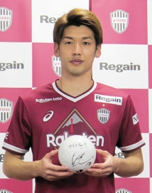 ヴィッセル神戸の大迫勇也＝神戸市兵庫区、ノエビアスタジアム神戸