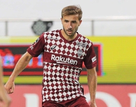 ヴィッセル神戸のＭＦサンペール＝２０２１年８月２８日、ノエビアスタジアム神戸