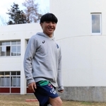 サッカー日本代表として知的障害者の世界選手権に挑む神戸特別支援学校高等部３年の大野航。運動量が自慢だ＝神戸市北区大脇台の同校