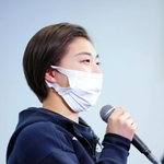 飛躍のシーズンを振り返るフィギュアスケート女子の坂本花織＝大阪府門真市（(c)ＳＴＡＲＳ　ｏｎ　ＩＣＥ）