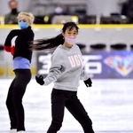 アイスショーの公開リハーサルに参加し、軽やかな滑りを見せた三原舞依＝大阪府門真市（撮影・小林良多）