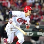 攻守に成長が楽しみな広島の小園＝マツダスタジアム