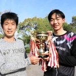 一般男子を制した宮下裕司（左）と服部真大のペア