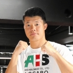 ７月の移籍初戦に向けて意気込む亀田和毅＝西宮市のＴＲＹＢＯＸ平成西山ジム