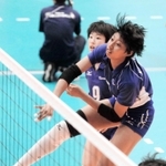 バレーボールＶ１女子・姫路への入団が決まった宮部藍梨。金蘭会高校時代から日本打表に選ばれるなど、注目を集めている＝２０１７年１月６日、東京体育館
